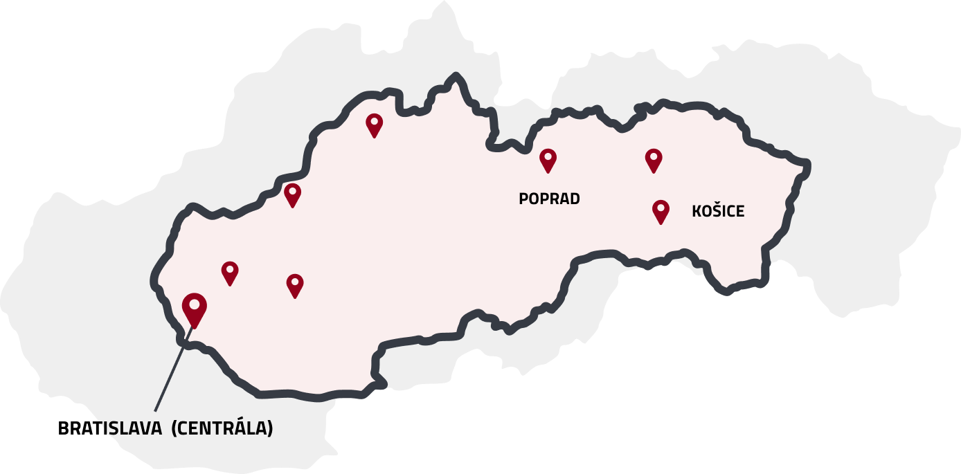 Map with company location